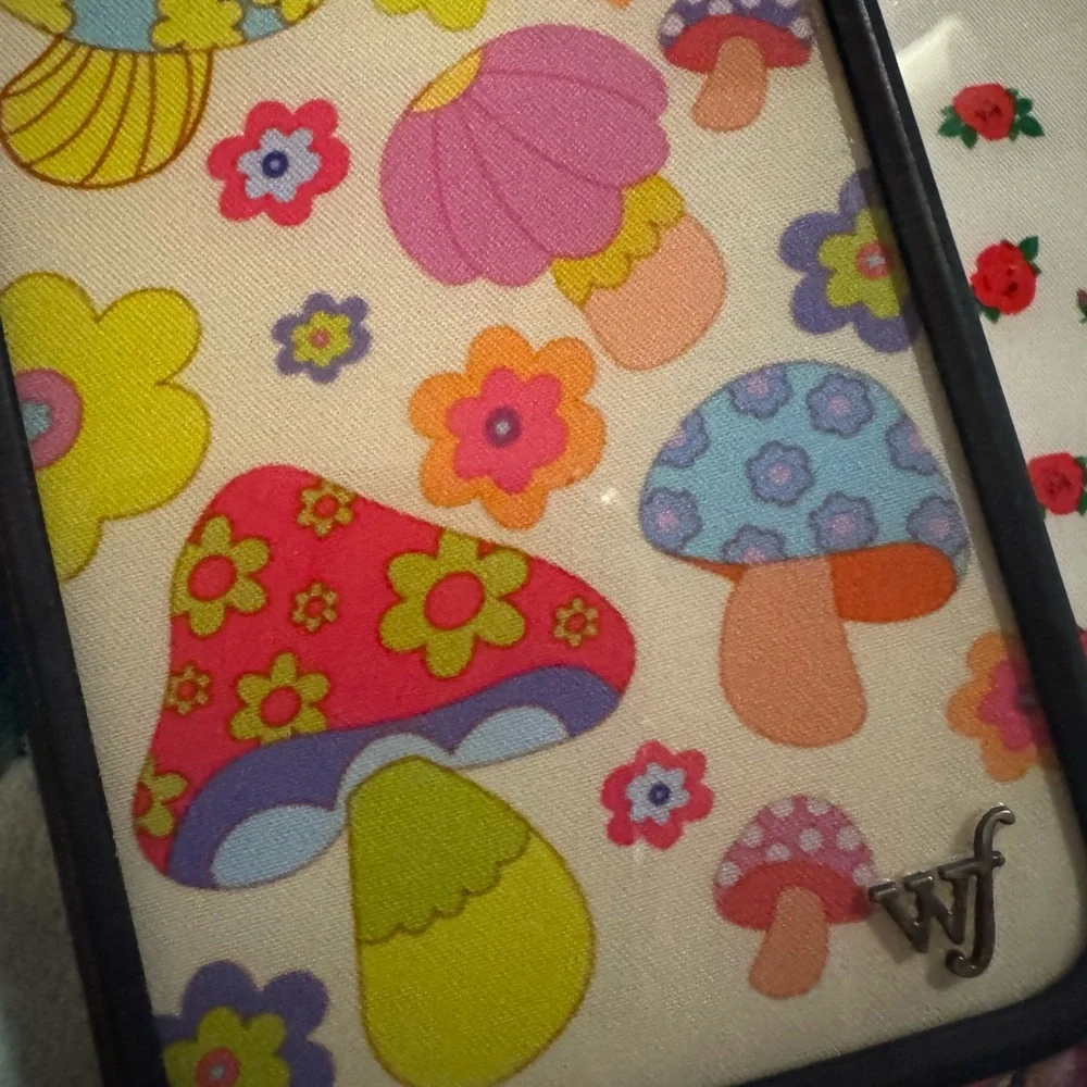 Bundle of Two Wildflower Phone Cases Roses Mushrooms